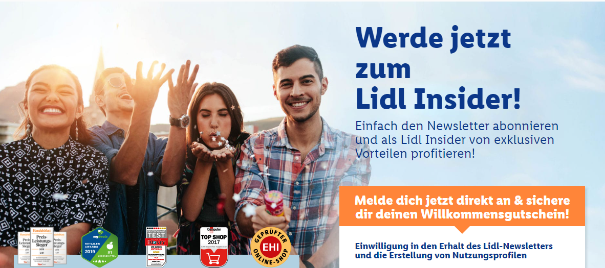 Lidl Insider werden und Lidl Gutschein sichern